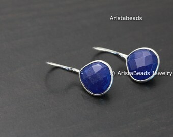Natural Lapis Earrings, Sterling Silver Lapis Silver drops, Lapis drops Earrings, 925 silver drops, Lapis lazuli, INdian Silver