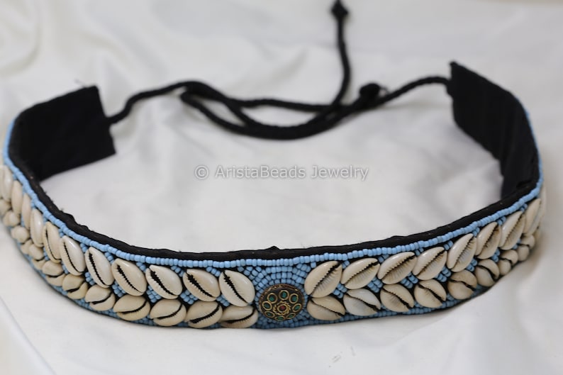 Beaded Cowrie Shell Belt, Boho Hippie Chic, Nepal Jewelry - Etsy