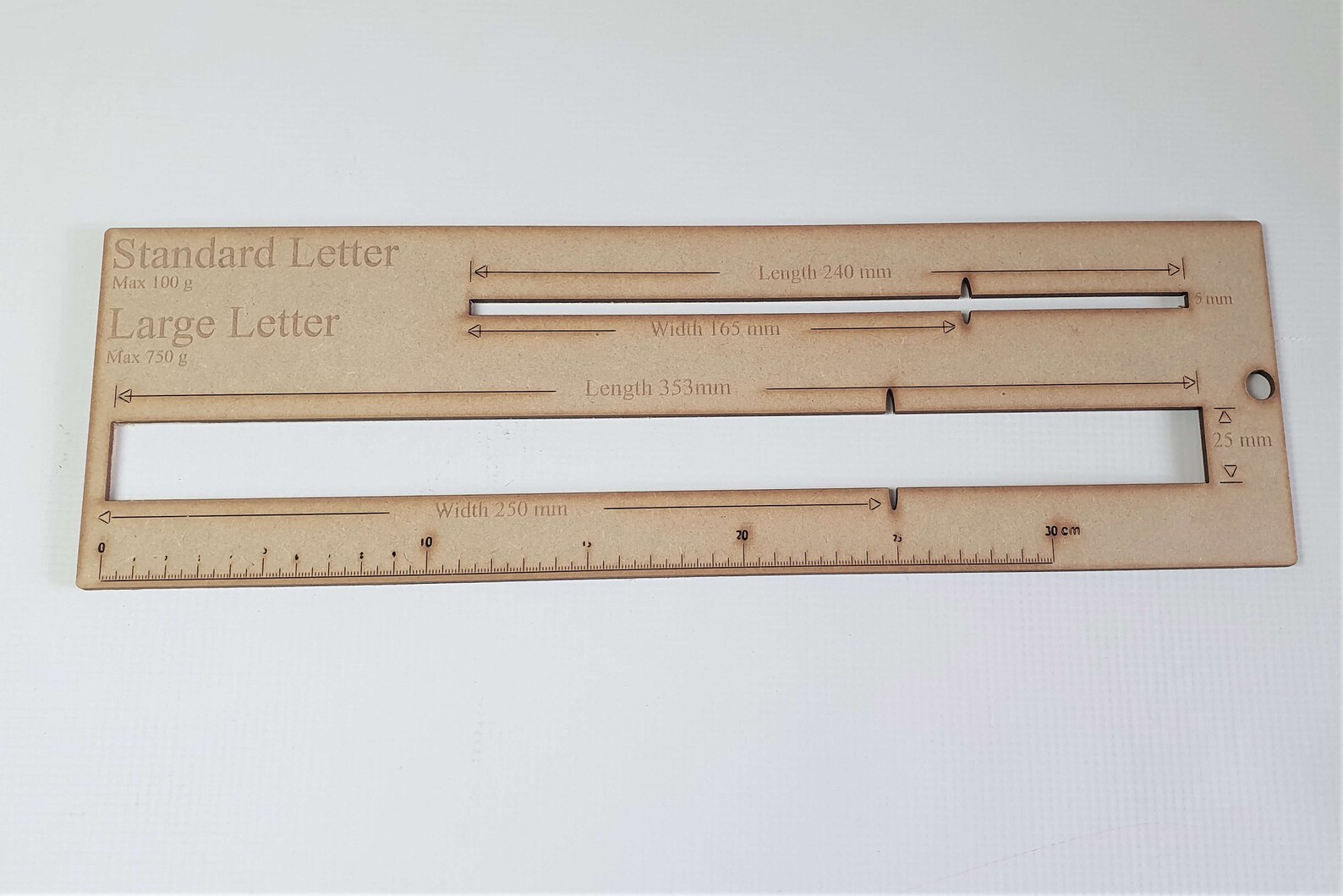 Royal Mail Letter Size Guide Letter Sizer Letter Measure Etsy UK