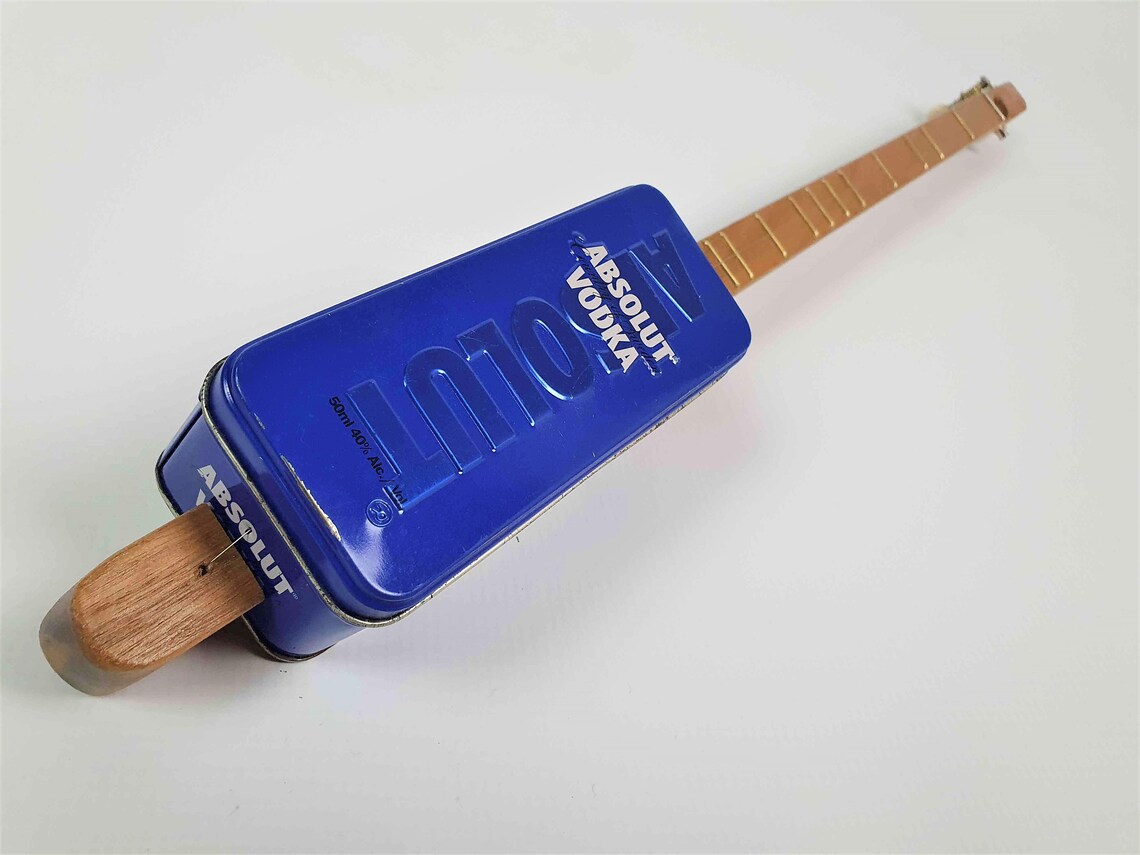 Vodka Canjo One String Guitar Diddley Bow Cigar Box Guitar Etsy