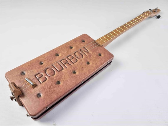 The Bourbon Biscuit Tin Guitar Cigar 