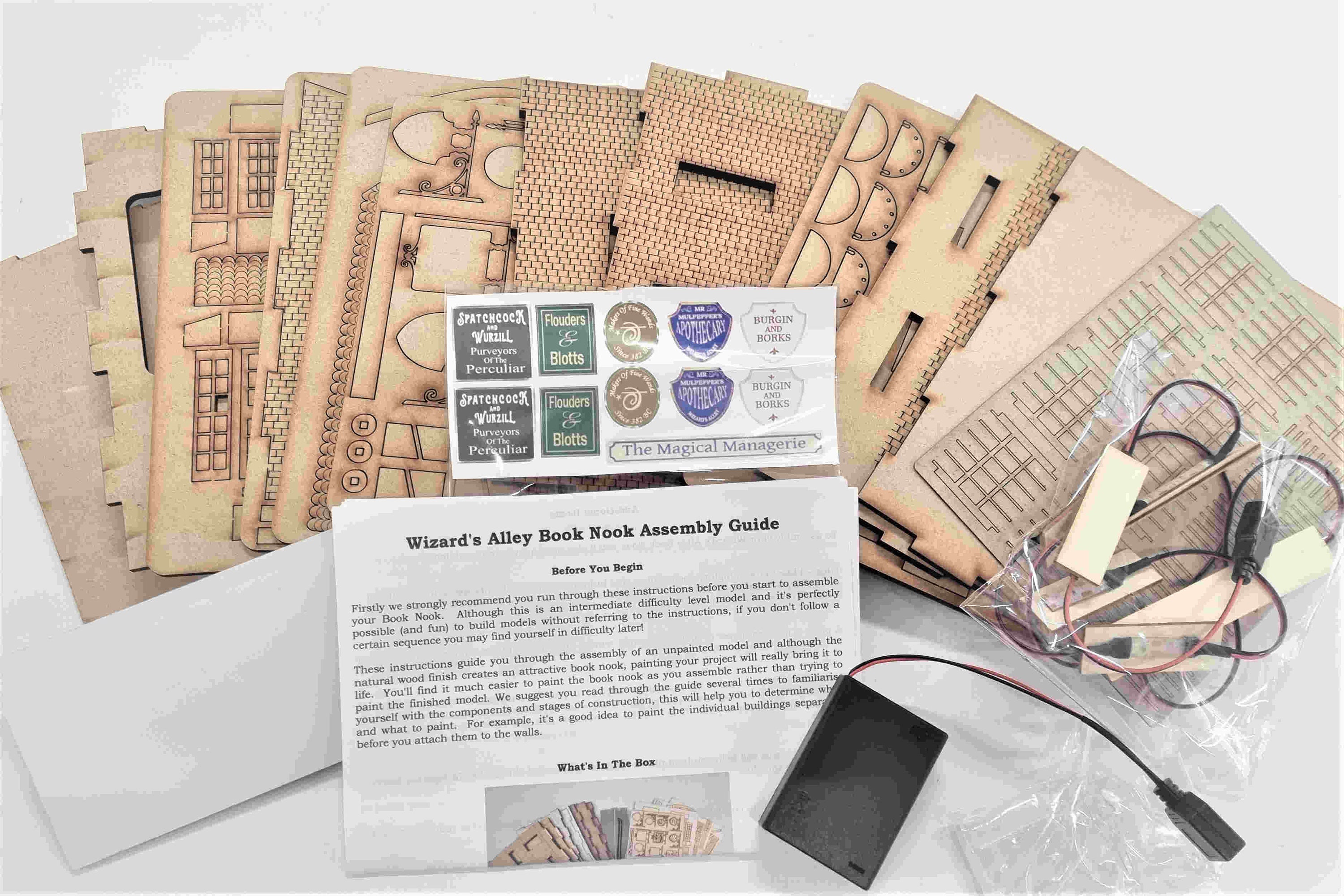 Diagon Alley Book Nook Shelf Insert Harry Potter Book Shelf Etsy Mexico