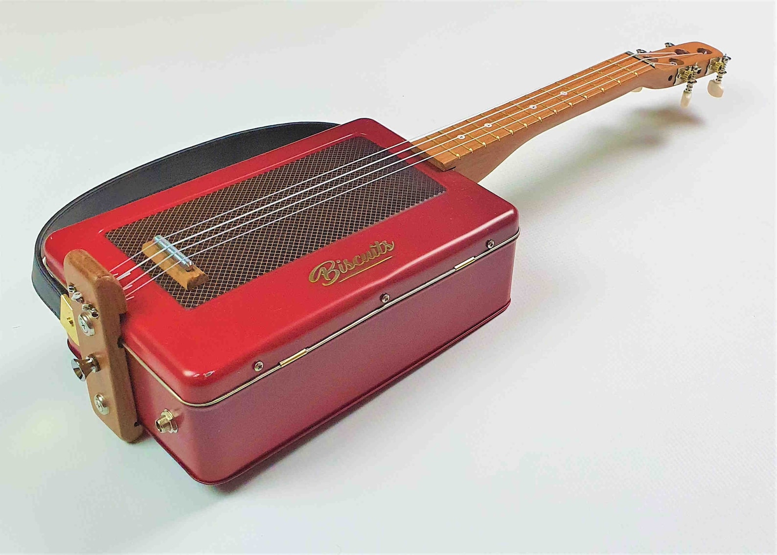 Radio Tin Tenor Ukulele Ukulele Cigar Box Ukulele Cookie Etsy