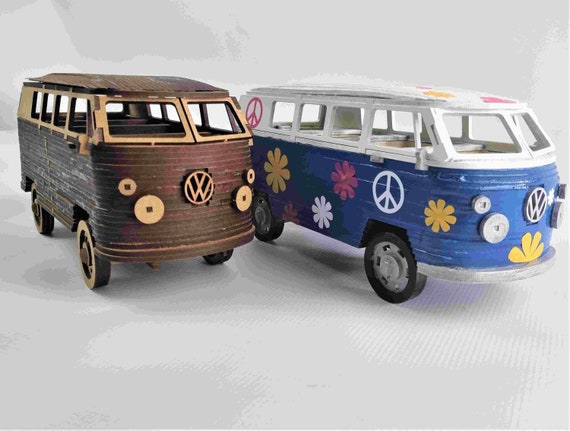 VW Camper Model VW Bus Model Model Kit VW Campervan 3D - Etsy