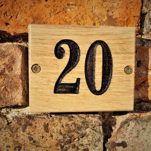 House Number Sign, Wooden House Number, House Number, Nmber Plaque, House Number Plaque, Solid Wood House Number Sign,  Address Sign