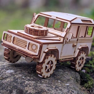Land Rover Defender,  Land Rover Model, Wooden Land Rover, Land Rover 3D Model, Wooden Model, 3D Model, Land Rover Gift, Farmer Gift