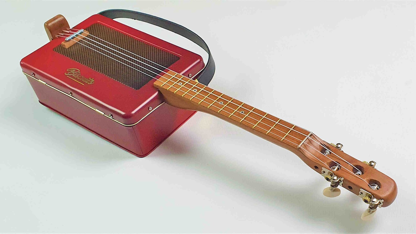 Radio Tin Tenor Ukulele Ukulele Cigar Box Ukulele Cookie Etsy