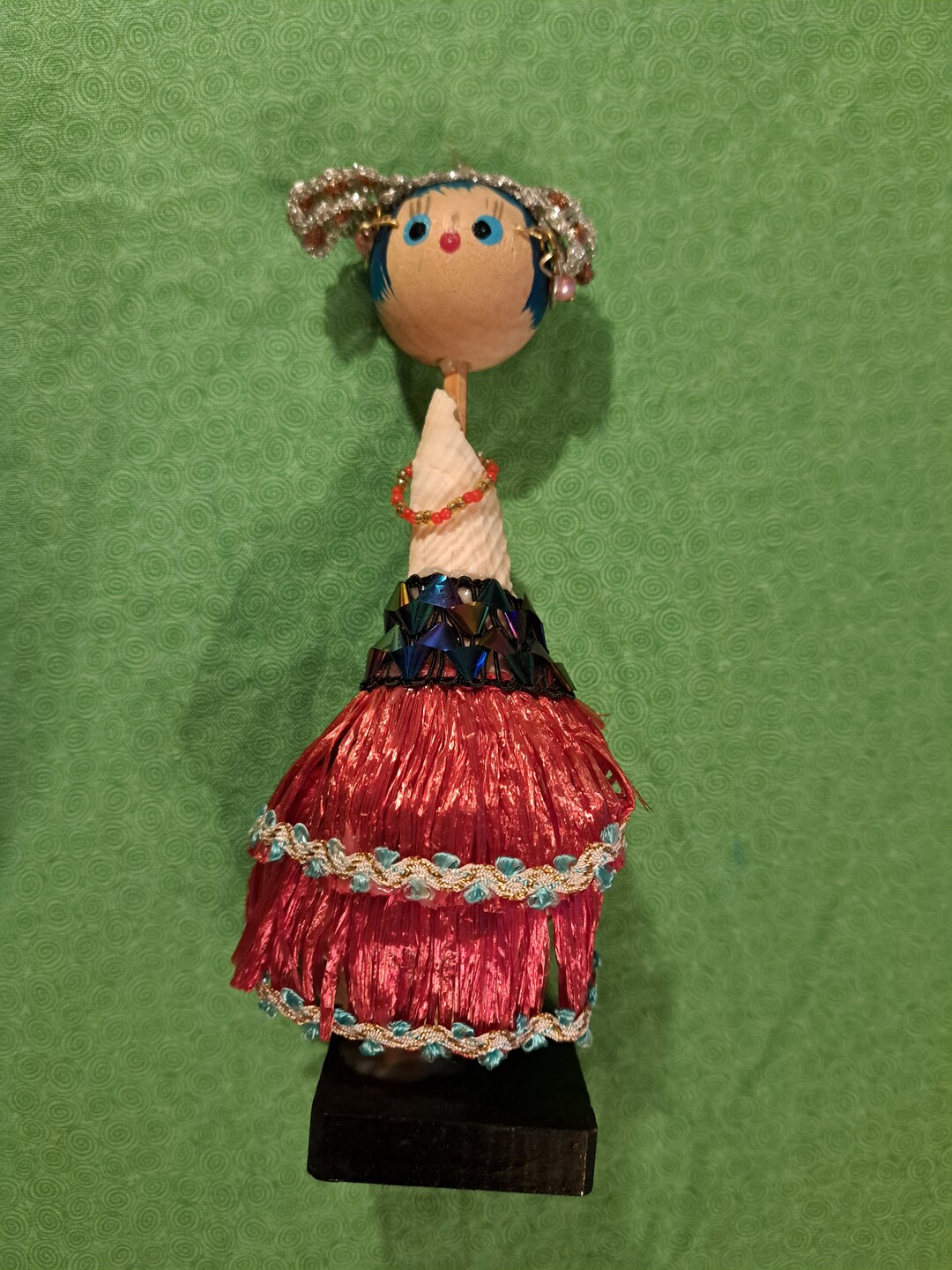 Vintage Kosheki Fancy Shell Doll. Made in Japan. Etsy