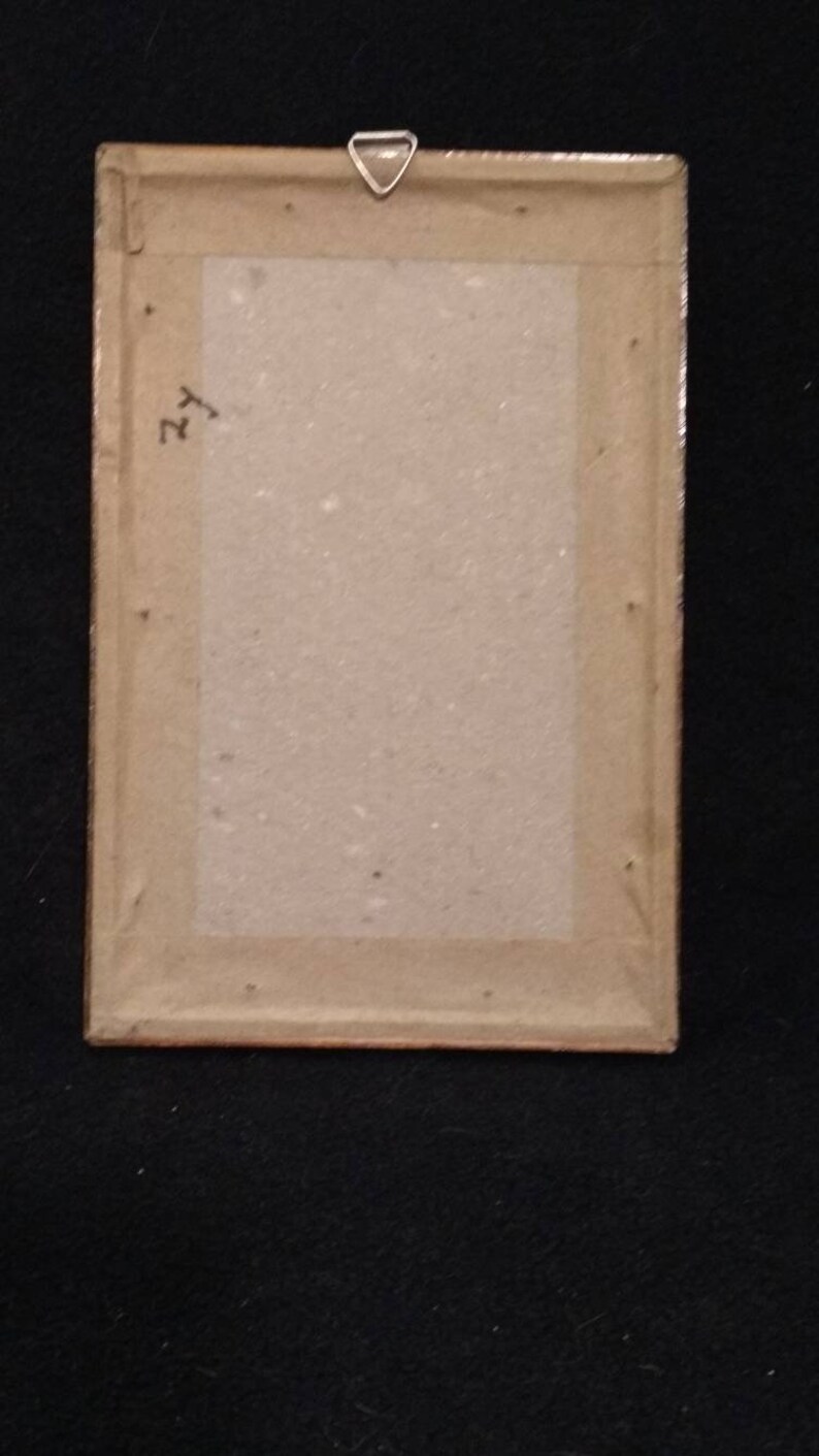 Vintage picture cardposter card framed