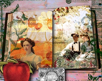 Anne of Green Gables Junk Journal Kit: Vintage Farmhouse Ephemera (Printable)