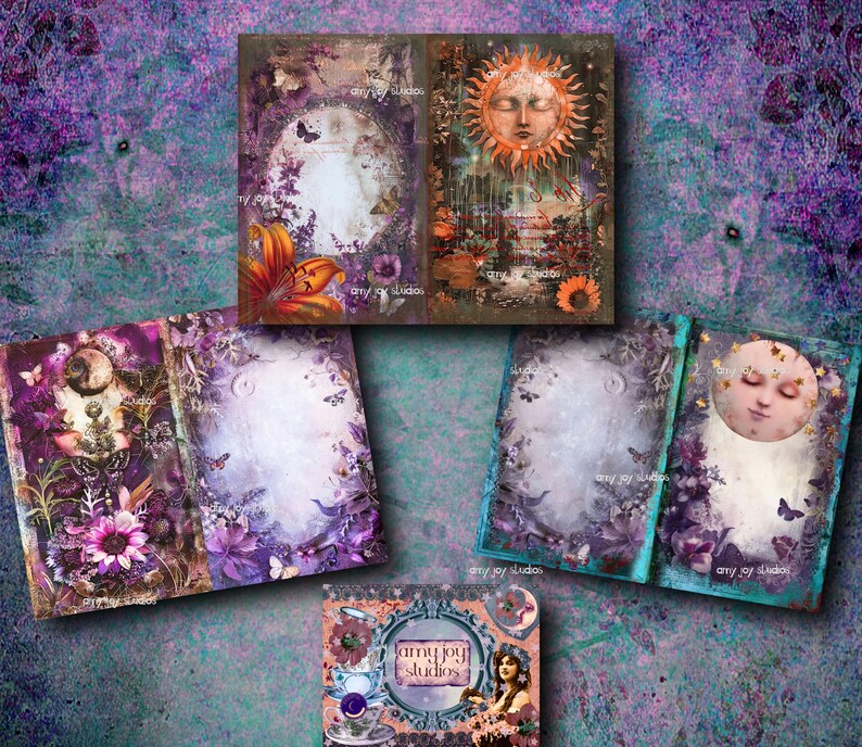 Whimsical Junk Journal Mystical Forest Printables, Enchanted Garden