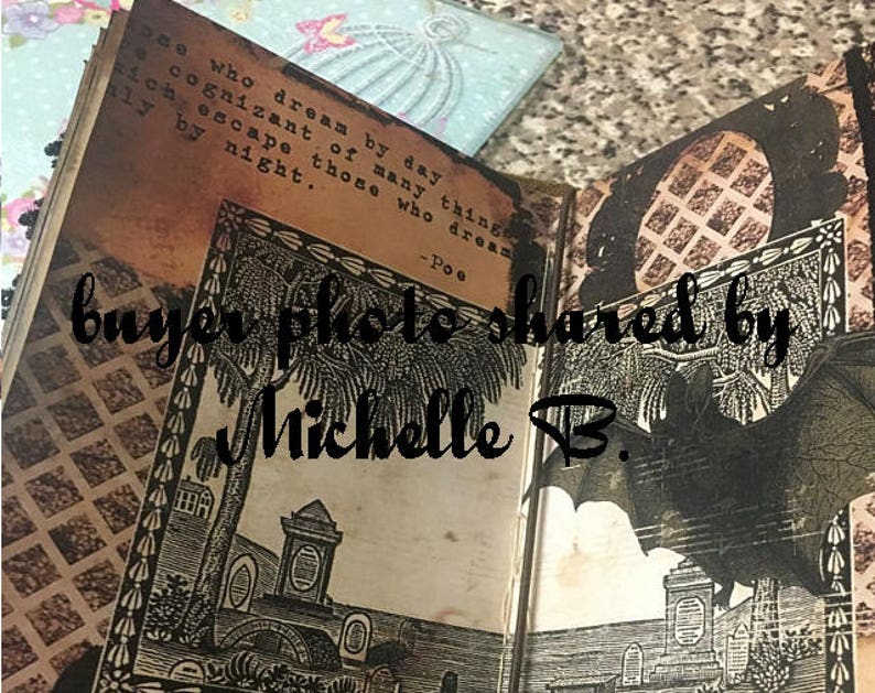 A Poe Journal Edgar Allan Poe Digital Journal Kit Printable Etsy