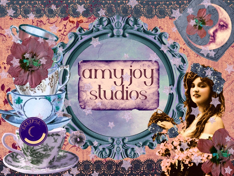 Whimsical Junk Journal Mystical Forest Printables, Enchanted Garden