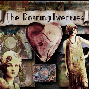 Roaring Twenties, Art Deco Journal, 1920s journal kit, printable, art deco paper, Junk Journal Vintage, Ephemera Pack, printable journal kit