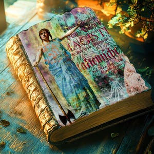 Mysterious Celestial Journal Set - Boho & Mystical Supplies, Boho Digital Journal, enchanting, Witchy, Celestial Book of Shadows