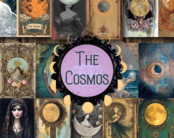 The Cosmos Junk Journal Kit: Celestial Journal (Digital Download)