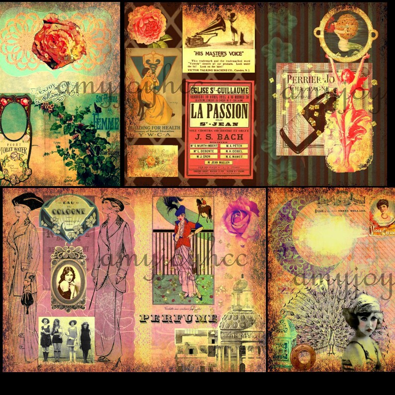 1920s Art Deco Printable Journal Kit Junque Journal Junk Journal 1920s-art-deco-printable-journal-kit-junque-journal-junk-journal