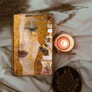 Crea un bellissimo Junk Journal - Kit stampabile Art Nouveau con Klimt e Mucha, Segnalibri digitali vintage, libro Art Nouveau, Alphonse Mucha