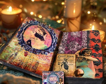 BOHEMIAN STREET FAIRE - Bohemian Junk Journal Kit, Digital Journal Kit, Boho Journal, boho  paper, Vintage Ephemera Pack, journal tags