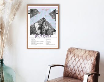 Lil Uzi Vert Luv Is Rage 2 Poster | Vibrant Wall Art for Hip-Hop Fans | Perfect Gift!