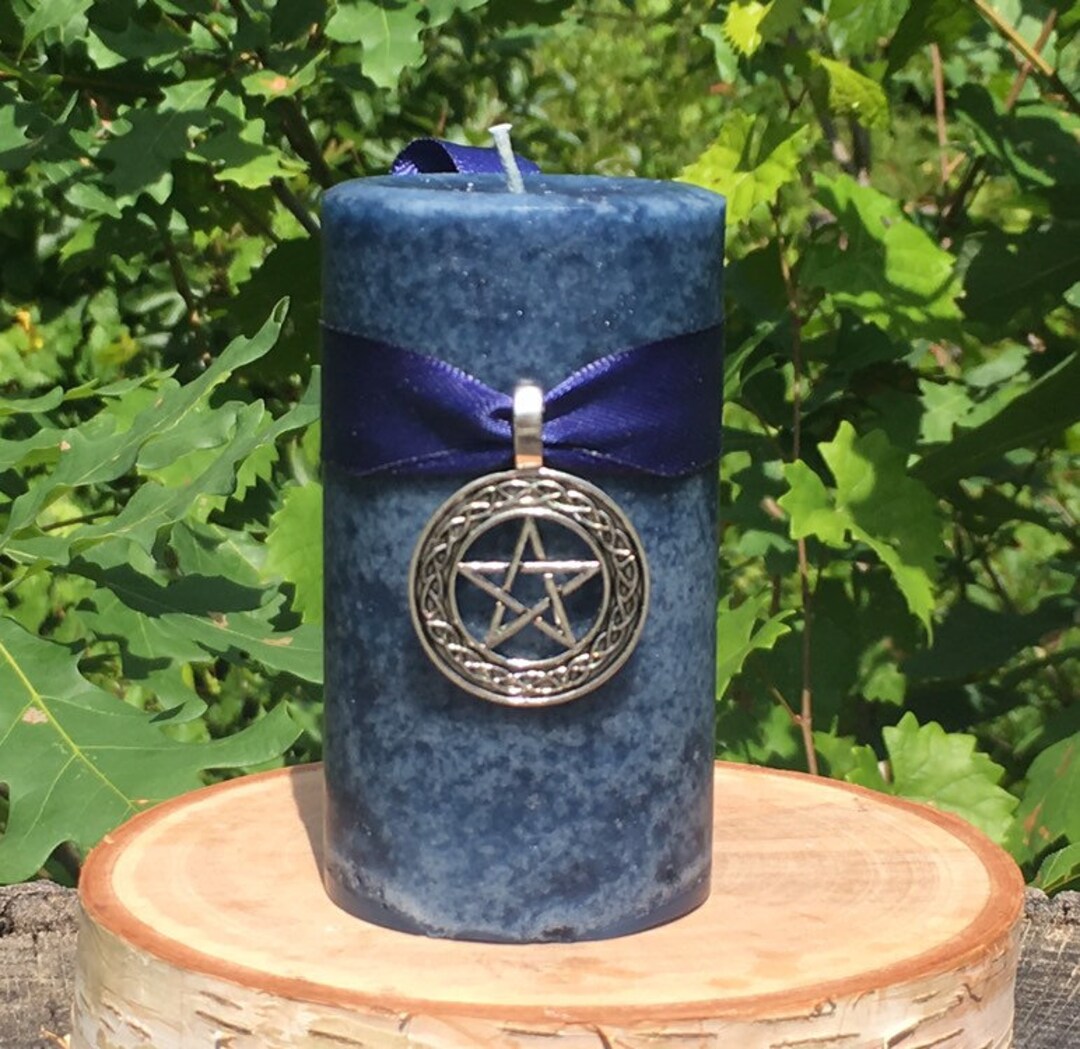 BOUNDARY Spell Candle. for Protection of Self, Property, & for