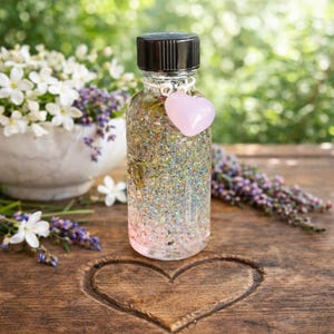 LOVE SPELL OIL. To Attract A Lover, Soulmate, or To Strengthen The Love In Your Relationship. Open A Heart. Witchy Gifts. Apothecary