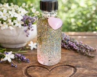 LOVE SPELL OIL. To Attract A Lover, Soulmate, or To Strengthen The Love In Your Relationship. Open A Heart. Witchy Gifts. Apothecary