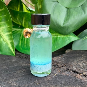 SEA SALT & SAND Spell Oil. For Healing The Mind, Peace, and Replenishing The Spirit. Water Magic.  4 Dram - 8 Dram