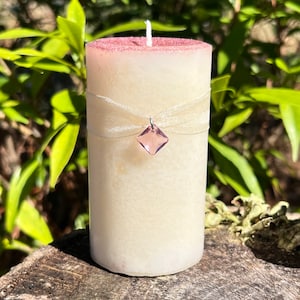 OSTARA RISING Spell Candle. Starting Anew, Using The Energy Of Renewal, Embracing Growth & New Beginnings. Choose A Size.