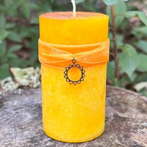 APOLLO Spell Candle. For Manifestations, Divination, Prophecy, Strengthening Powers, & Healing. Choose A Size