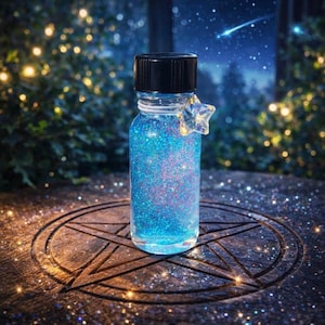 Shooting Star Spell Oil, Luck and Manifestation, Rare Opportunity Blend. 4-8 Dram