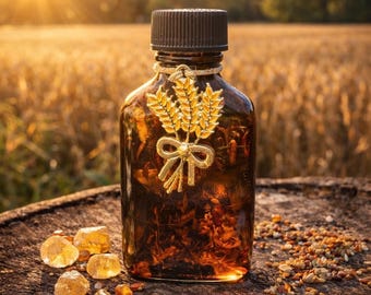 EARTHLY ABUNDANCE Spell Oil. Material Abundance. Wealth & Success Spells. Motivation Rituals. 8 Dram