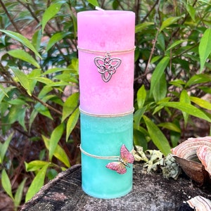 BEAUTY SPELL CANDLE. Dual Action Candle For Beauty, Restoring Balance, & Renewal. Growth.  2x6.5 inches. *Limited