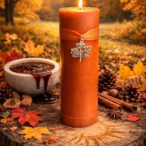 DIVINE MAPLE & OAK Spell Candle. Divination, Creativity, Transformation, Connections and Endless Love. Protection. Choose A Size