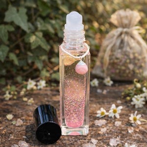 PINK OPAL Spiritual Perfume Oil. Healing The Heart, Nurturing Self Love. Healing From Deep Trauma & Stress. Rediscover Happiness. 6.5ml