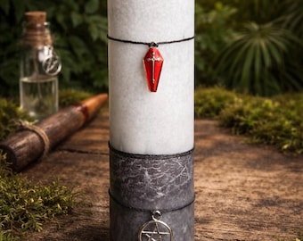 PSYCHIC VAMPIRE PROTECTION Spell Candle. Shielding From Psychic Vampires & Blocking Their Draining Abilities. Dual Action Ritual Candle