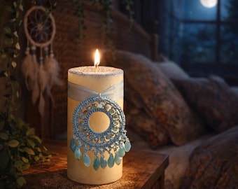 DREAMWEAVER SPELL CANDLE. Prophetic Dreams, Dream Interpretation, Awareness. Choose A Size.