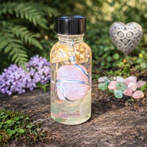 BEAUTY Spell Oil. Finding Inner Glow, Renewing The Spirit, Inner Beauty. Self Love To Promote Growth. Witchy Apothecary Gifts