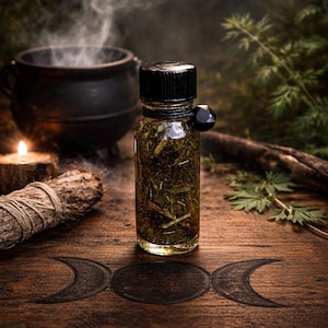 DARK WITCH Spell Oil. Retaliations, Invoke Karma. Dark Magick Rituals. 4 Dram.
