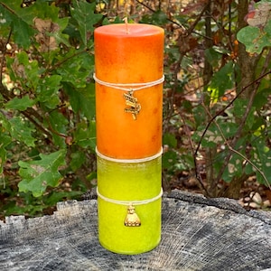 SUCCESS & PROSPERITY Dual Action Spell Candle. To Attract and Draw in Success and Prosperity.  2x6.5 inch