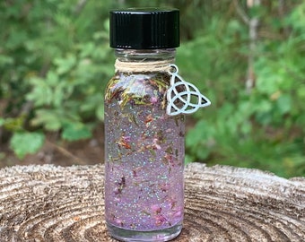 HEATHER Spell Oil. Attract Luck & Love. Fairy Magic. Strengthen Psychic Ability. 4-8 Dram