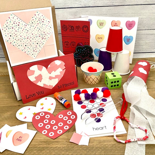 Valentine Activity Kit for Preschoolers/Toddlers!  Everything You Need is Included!