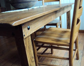 Farmhouse Table, Harvest Table, Primitive Table, Antique Table, Rustic Table, Farm House Table, Old Wood Table, Old Table, Rustic Farm Tabl