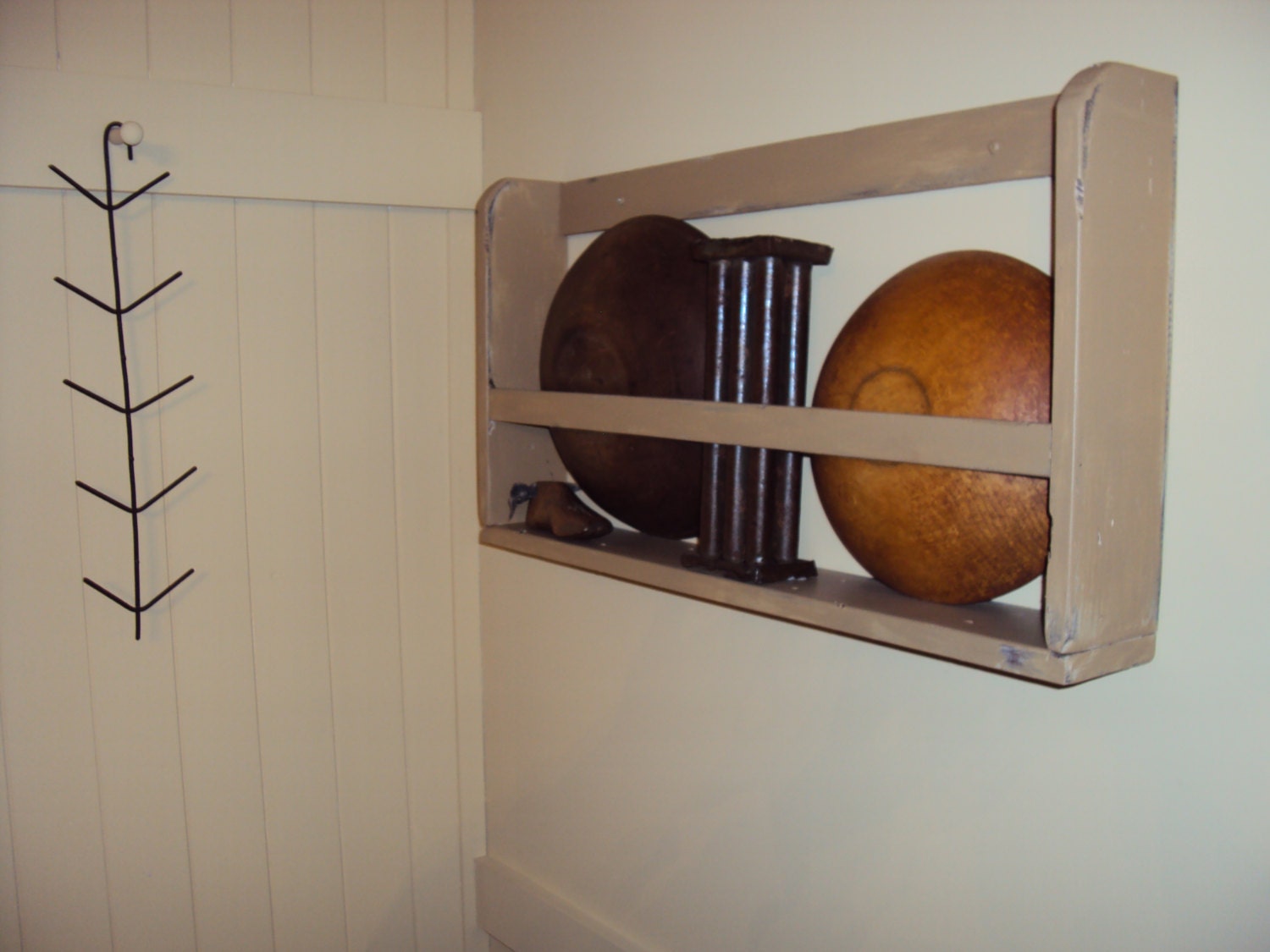 Bowl Shelf Bowl Rack Hanging Shelf Hanging Rack Wood Bowl Etsy