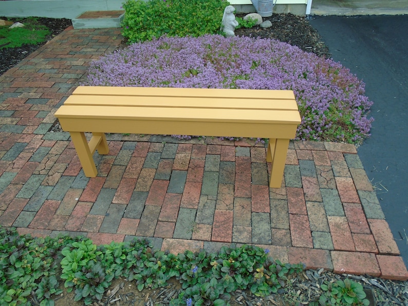 Wood Bench, Bench, Outdoor Bench, Garden Bench, Outdoor Bench, Patio Bench, Deck Bench, Porch Bench, Gift Idea, Custom Orders, Gift Idea image 6