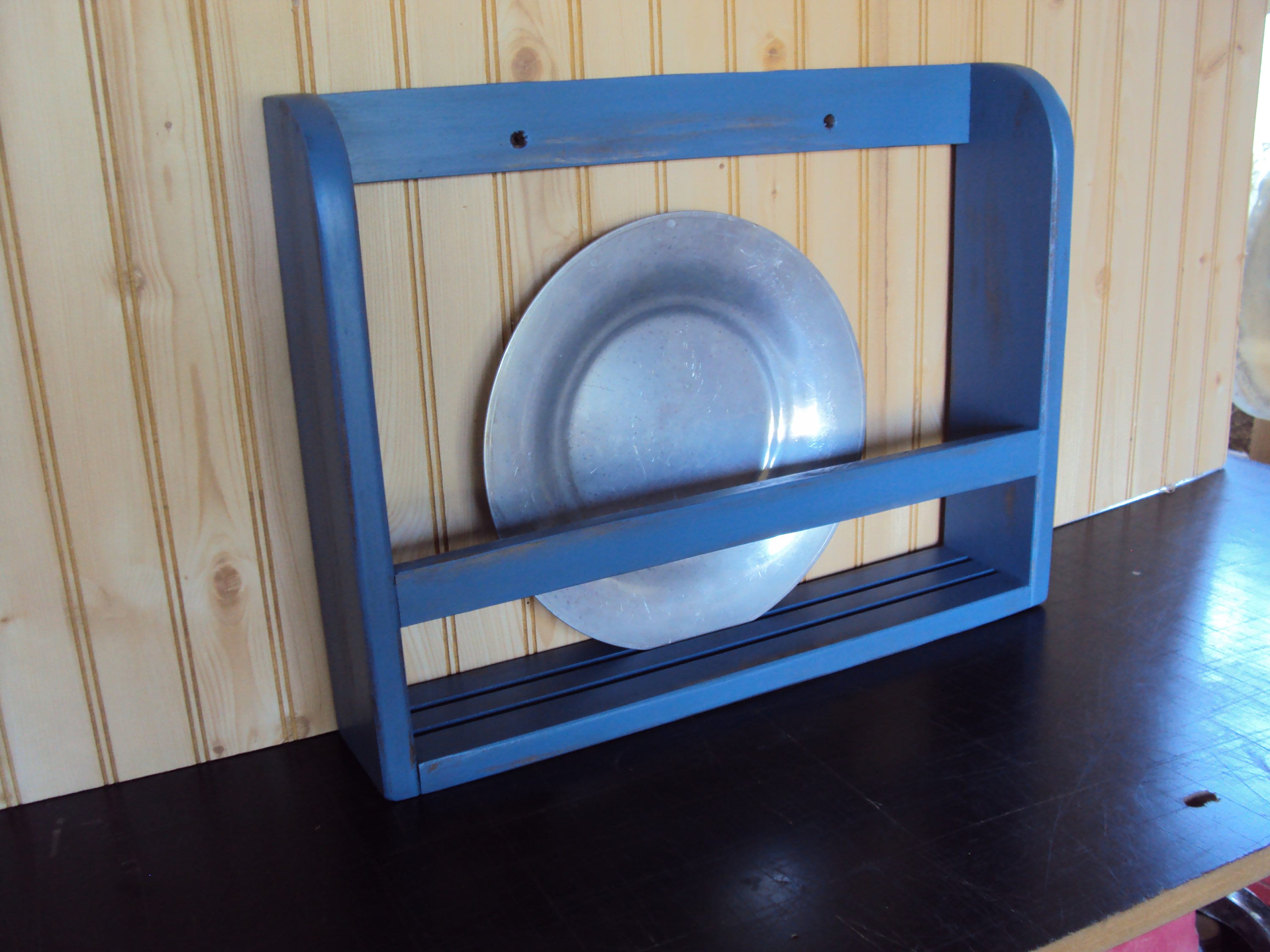 Platter Rack Plate Rack Wall Mounted Rack Choice of Size | Etsy