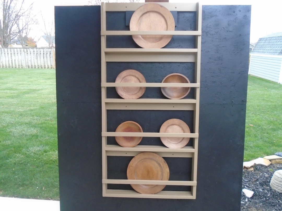Plate Rack Wall Mounted, Plate Shelf, Hanging Plate Shelf, Farmhouse ...