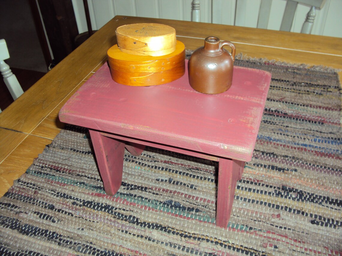 Small Stool Foot Stool Decorative Stool Childs Stool Etsy