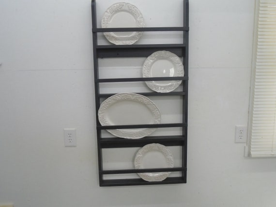 Plate Rack Plate Shelf Hanging Plate Shelf Farmhouse Plate Rack Wall Plate Holder Wall Plate Rack Wall Mounted Wall Plate Shelf Gift Etsy