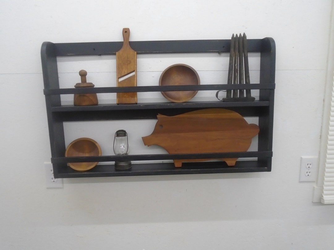 Handmade Bowl Rack Shelf in Your Choice of Color and Finish Etsy